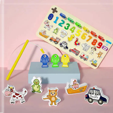 Wooden Multi-functional Montessori Logic Board